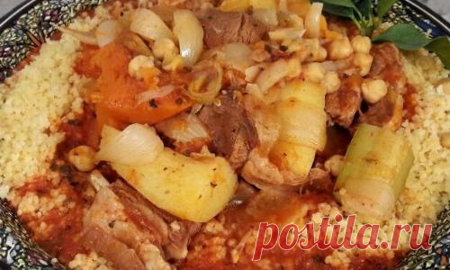 Рецепт кус-куса по-тунисски 
Звездный ведущий телепрограммы 