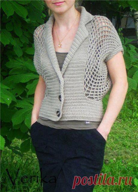Irish crochet &amp;: VEST ЖИЛЕТ.