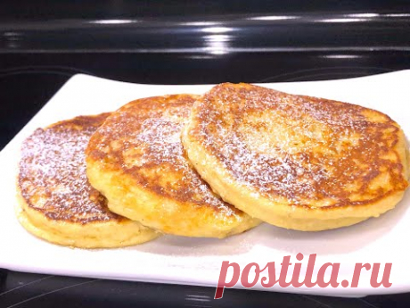 Мягкие и Нежные Оладушки  без муки на завтрак, Очень Вкусно!