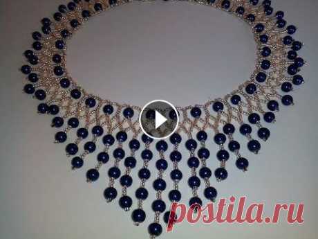 Колье из бисера и бусин. МК. DIY. Necklace. Рада, что Вы зашли на мой канал! Предлагаю посмотреть мастер-класс по изготовлению колье. Прошу прощения за ошибку! Благодарю за просмотр! Желаю успех...