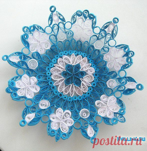 Тарелка. Объемный квиллинг. Мастер-класс.

#квиллинг@handmade_blog

Слова автора: Для изготовления тарелки я использовала полоски длиной 30 см, шириной 0,5 см. Из них сделала следующие элементы : из замкнутых спиралей D 14 мм синего и белого цвета - детали "капли" и "глаз". По краю дна - тугие катушки , белые кольца D 12 мм и синие - D 10 мм.