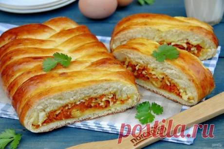 Пирог с морковью и яйцом - пошаговый рецепт с фото на Повар.ру