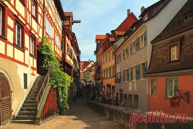 Живописный Меерсбург. Германия