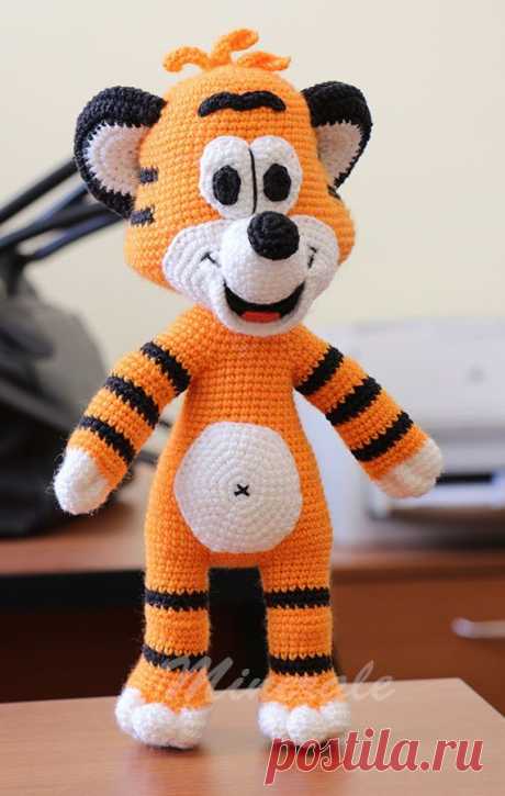 Вязаный тигренок амигуруми | Схемы амигуруми