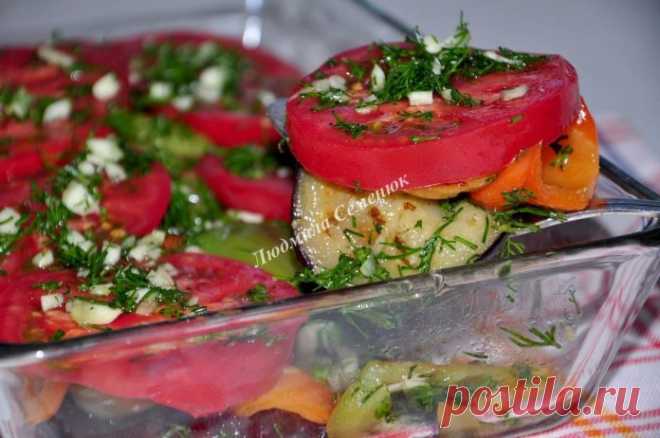 Отличная закуска к мясу — быстрые маринованные овощи «По-кубански» 


И салат, и гарнир!









 
 
Ингредиенты: 
Баклажан — 3 штукиПомидор — 2 крупныхПерец болгарский — 3 штукиЗелень — 1 пучокЧеснок — 7 зубчиков
Маринад :Вода — 2 стаканаУксус (яблочный или винный)…