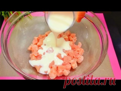 Перемешайте Кефир с Куриной грудкой❗ Завтрак за 10 минут!Долго искала и  НАКОНЕЦ ТО НАШЛА правильный