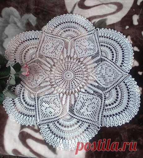 Красивая,нежная салфетка