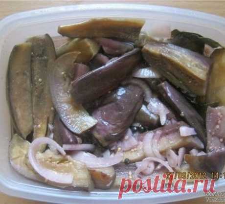 3амаринованные вкуснейшие баклажаны