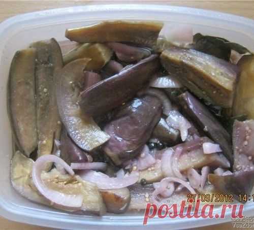 3амаринованные вкуснейшие баклажаны