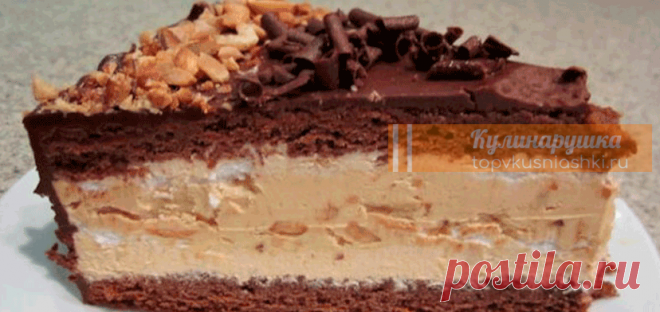 Торт «Сникерс». Это самый лучший рецепт Рецептов сникерса я встречала немало, но этот воздушный торт «Сникерс» по легкому рецепту, который просто необходимо сохранить в копилочку к праздникам!