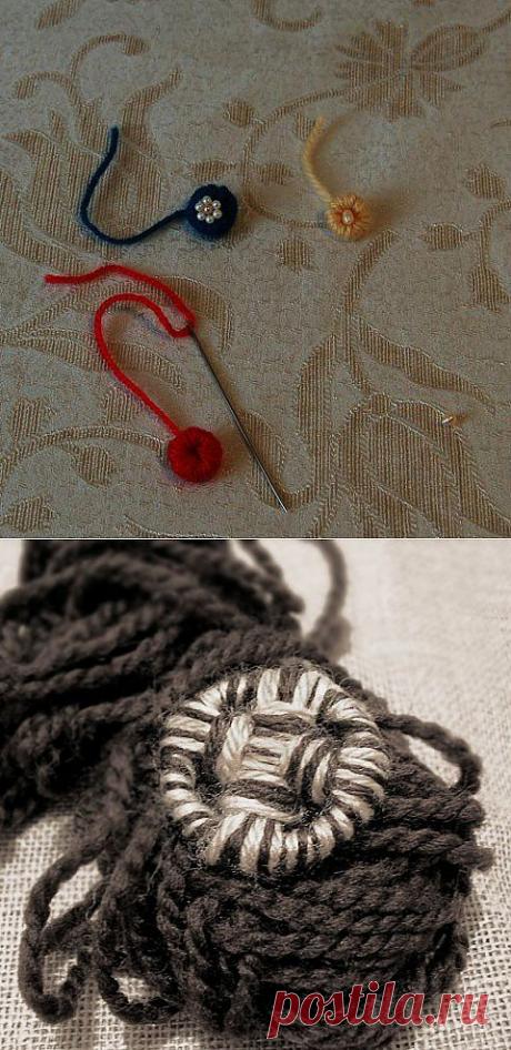 Пуговицы для вязаных изделий, своими руками | Подружки