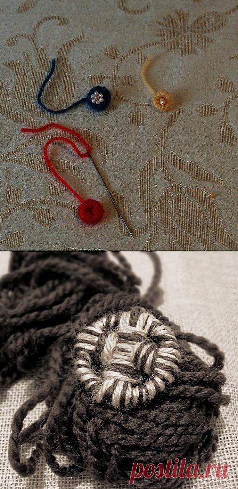 Пуговицы для вязаных изделий, своими руками | Подружки