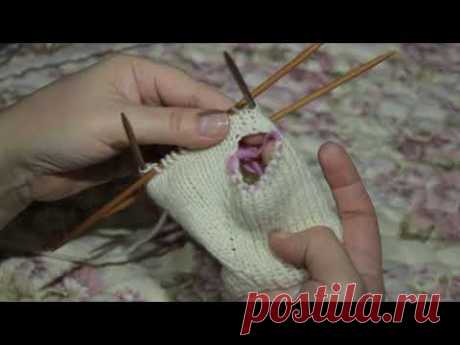 Мастер-класс для начинающих - Анатомический палец для варежки