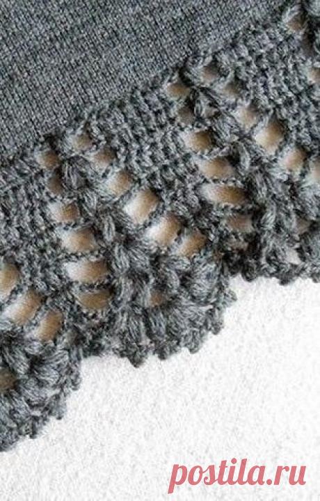Интересный вариант обвязки крючком Конкурс "Счастливый комментарий" - комментируй публикации, получай призы каждую неделю! Детали конкурса читайте здесь ЗДЕСЬ Экспресс конкурс "Вязаный карантин", 4 сезон! - детали участия читаем ЗДЕСЬ