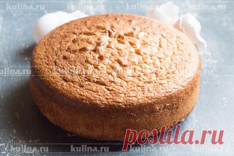 Бисквит для торта: получается всегда (самый простой, НЕ ОПАДАЕТ, хорошо разрезается, не крошится)