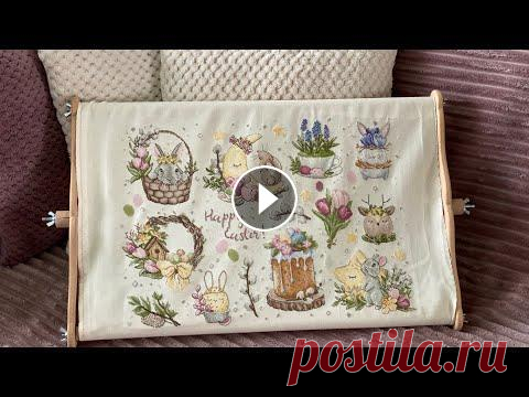 Пасхальный семплер от Овечкиных забав («Мгновение Пасхи»: вышивка от начала и до конца!) Пасхальный семплер от Овечкиных забав («Мгновение Пасхи»: вышивка от начала и до конца!)...