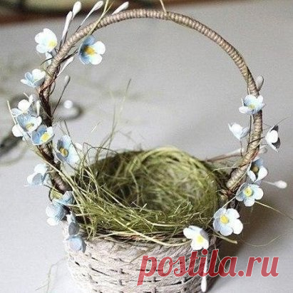 Плетём из шпагата корзиночку на форме из пластиковой бутылки
