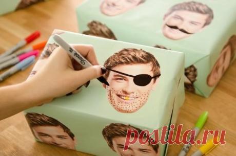 Подарочная упаковка с фотографией - Домашний hand-made