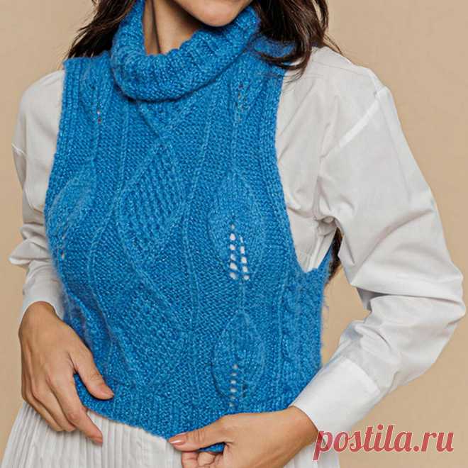 Жилет спицами. 5 моделей со схемами – Paradosik Handmade - вязание для начинающих и профессионалов