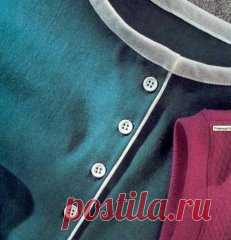 Как сшить планку с застежкой для круглой горловины