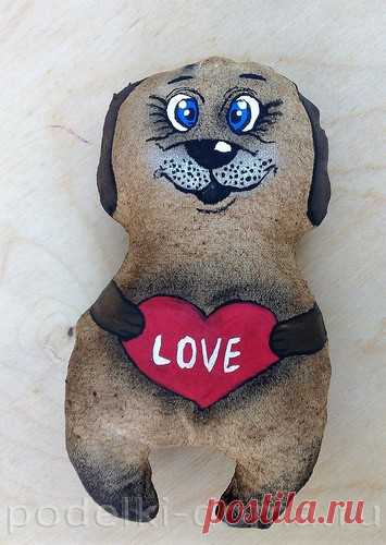 Кофейная игрушка Собачка