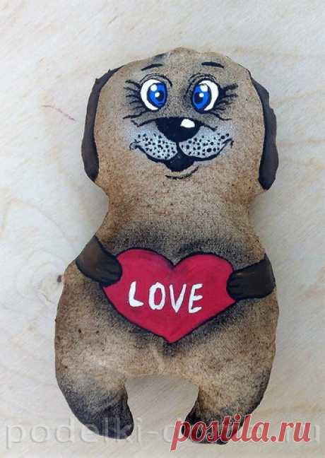 Кофейная игрушка Собачка
