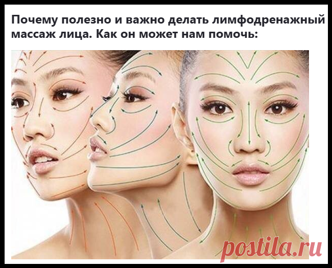 Простой массж лица для омоложения