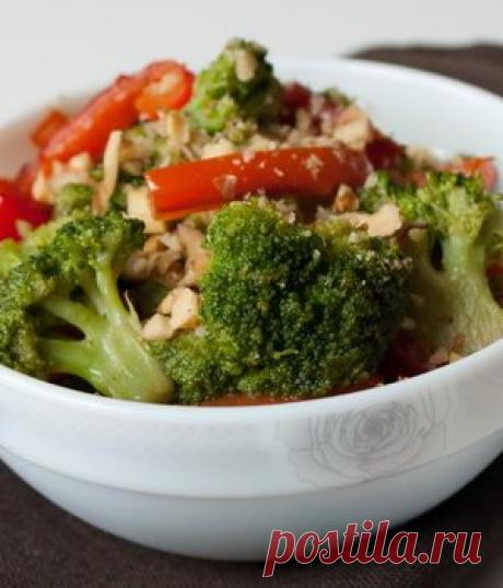 Теплый салат из перца и брокколи: как приготовить - проверенный пошаговый рецепт с фото на Вкусном Блоге