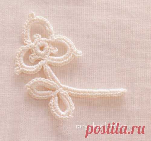 Коллекция мотивов для ирландского кружева из японского журнала Irish Crochet Lace - Вязание - Моя копилочка