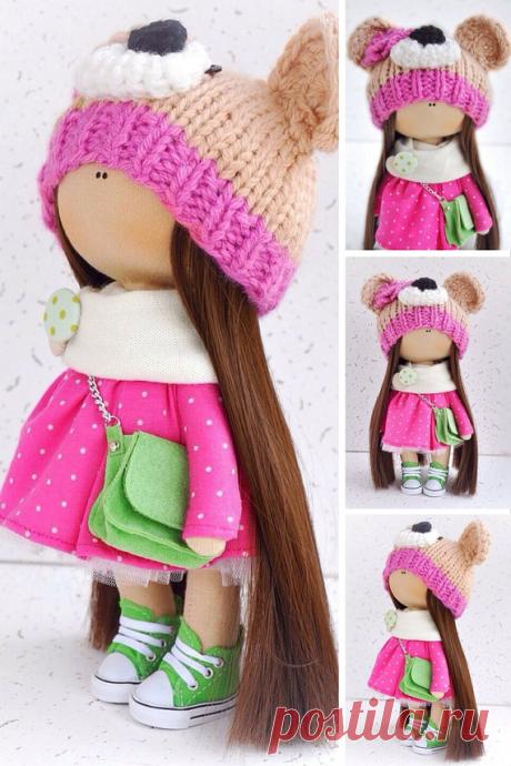 Tilda doll Interior doll Cloth doll Fabric by AnnKirillartPlace