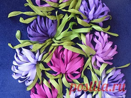 Вышивка лентами. Мастер-Классы. Ярмарка Мастеров - ручная работа, handmade
