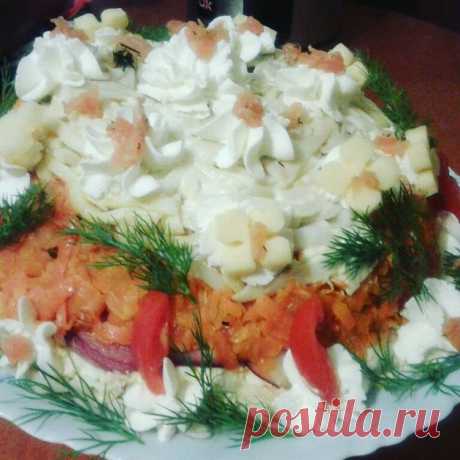 Салат - коктейль с кальмарами - Простые рецепты Овкусе.ру