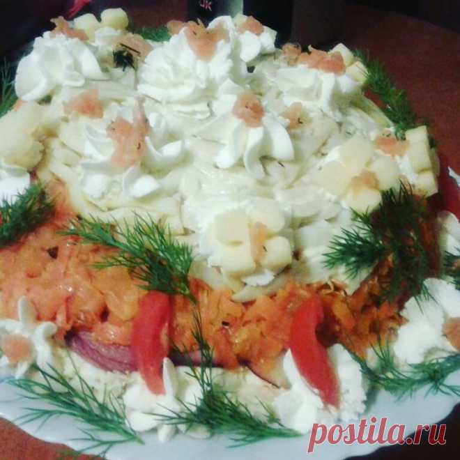 Салат - коктейль с кальмарами - Простые рецепты Овкусе.ру
