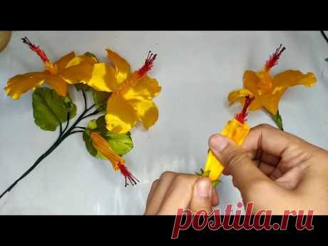 DIY| How To Make Satin Ribbon Flower Easy| Tutorial Membuat Bunga Sepatu dari Pita Satin