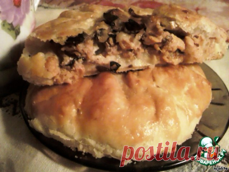Слоеные пирожки с рыбой, грибами и рисом – кулинарный рецепт