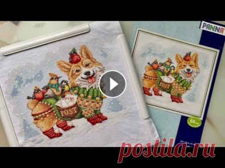 Последний вышивальный финиш года: "Новогодняя почта" от Panna Вышила набор "PANNA" PR-7262 "Новогодняя почта"...