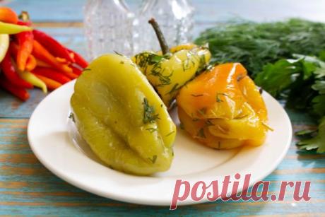 Закуска из целых болгарских перчиков | Кухонный Сумбур Пульс Mail.ru