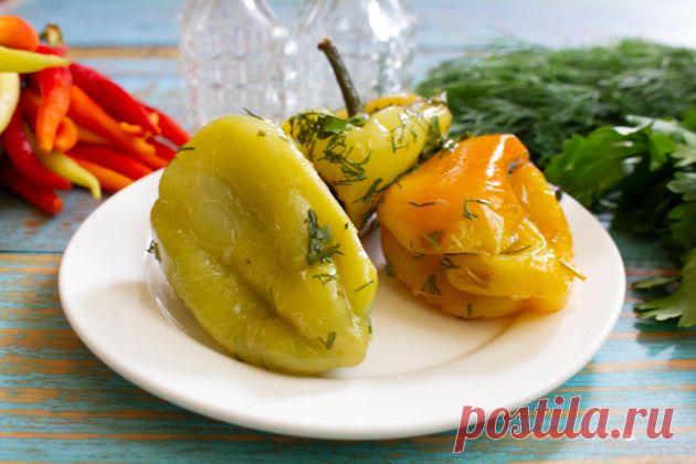 Закуска из целых болгарских перчиков | Кухонный Сумбур Пульс Mail.ru