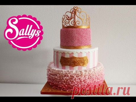 "Prinzessin" Torte zum 1. Geburtstag / Mädchen / First Birthday Cake Girl / Princess