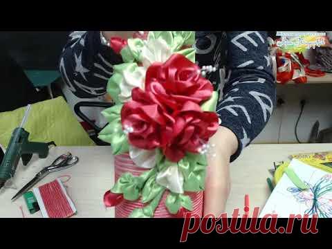 Презентация мастер-класса «Цветочные мотивы», декор бутылки. Мастер Наталья Дроздова.