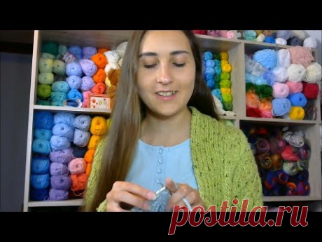 Свитер регланом онлайн. Выпуск 17. Вязание рукава. Прямой эфир Instagram