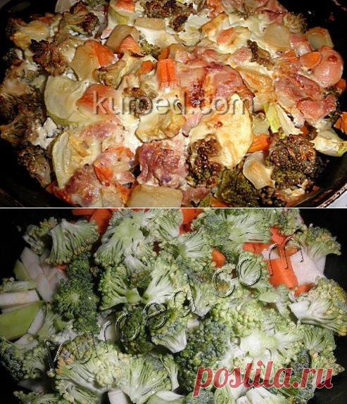 РЕЦЕПТЫ | Овощное рагу с мясом запеченное