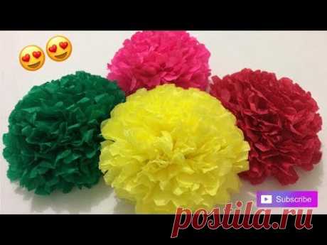 DIY - Flor de Papel Crepom