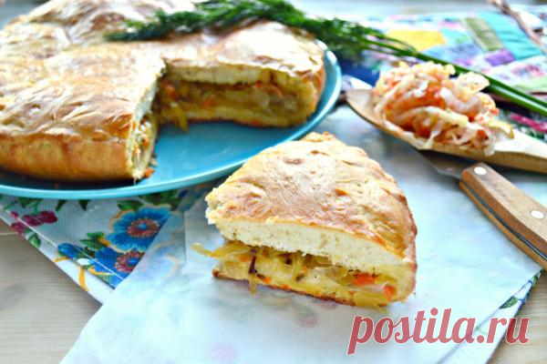 Пирог с квашеной капустой | CityWomanCafe.com