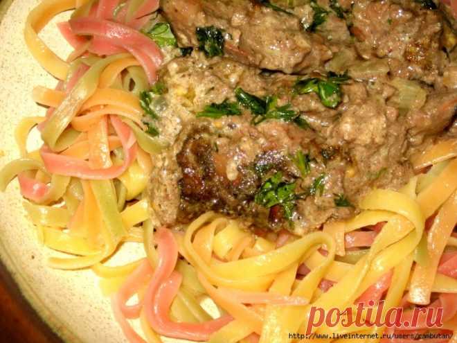 Куриная печень по-французски