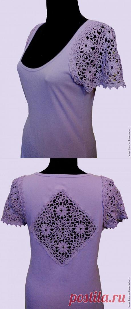 Как простая майка превратилась в красивый топ