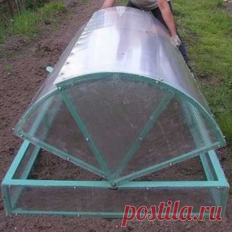 Несложный, но удобный в использовании парник