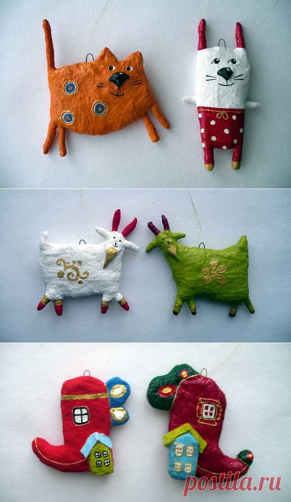 Папье-маше от Наташи Дерябиной.