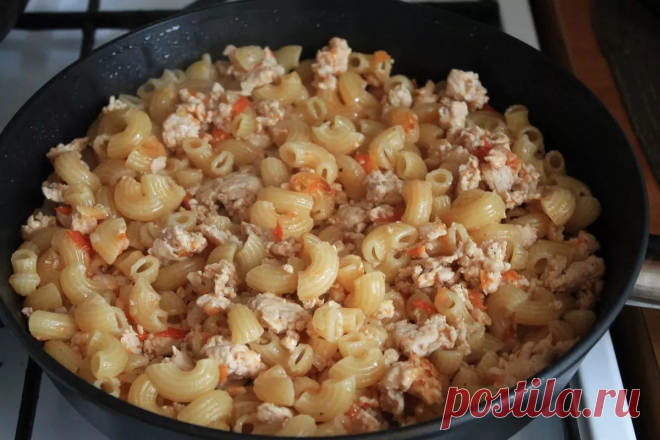 Больше макароны в кастрюле варить не будете: вкусный и быстрый ужин на сковороде | 26.10.2023 | ГЛАС.RU
