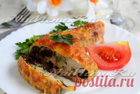 Окорочка, фаршированные черносливом.